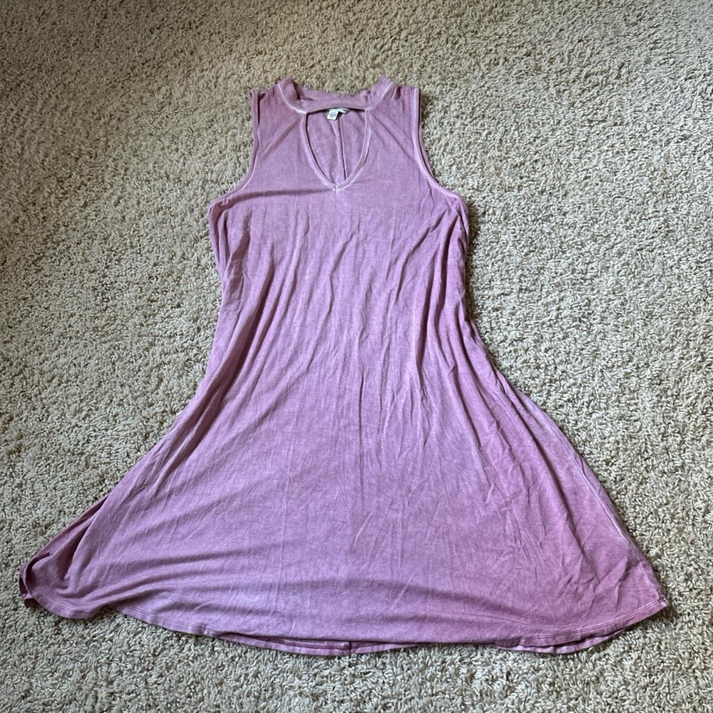 Sleeveless Lavender Dress